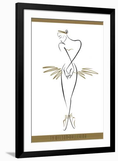 Ballerina-Ty Wilson-Framed Collectable Print