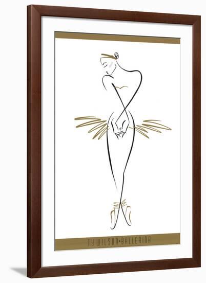 Ballerina-Ty Wilson-Framed Collectable Print