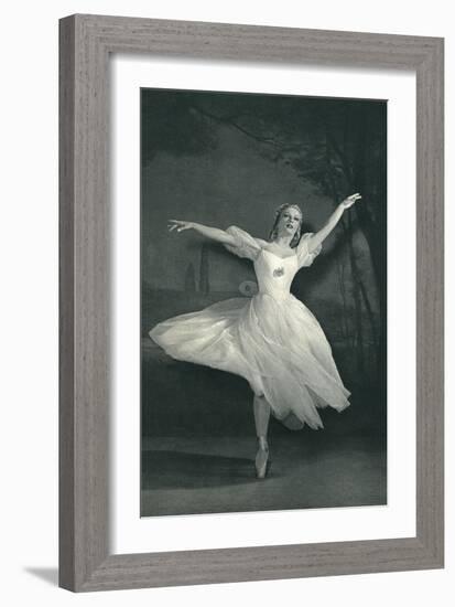 Ballerina-null-Framed Art Print