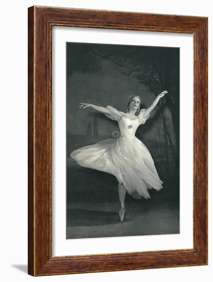 Ballerina-null-Framed Art Print