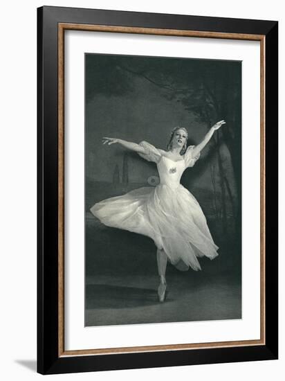 Ballerina-null-Framed Art Print