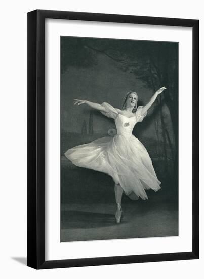 Ballerina-null-Framed Art Print