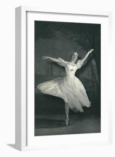 Ballerina-null-Framed Art Print