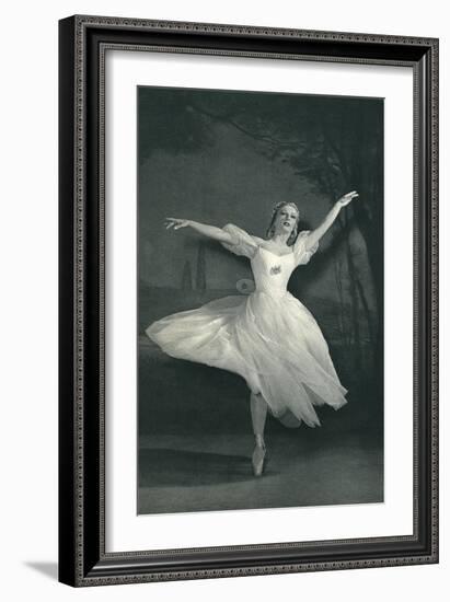 Ballerina-null-Framed Art Print