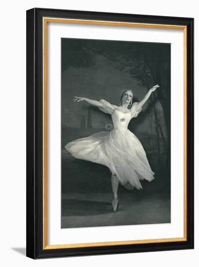 Ballerina-null-Framed Art Print