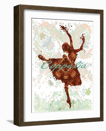 Ballerina-Teofilo Olivieri-Framed Giclee Print