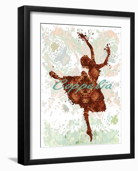 Ballerina-Teofilo Olivieri-Framed Giclee Print