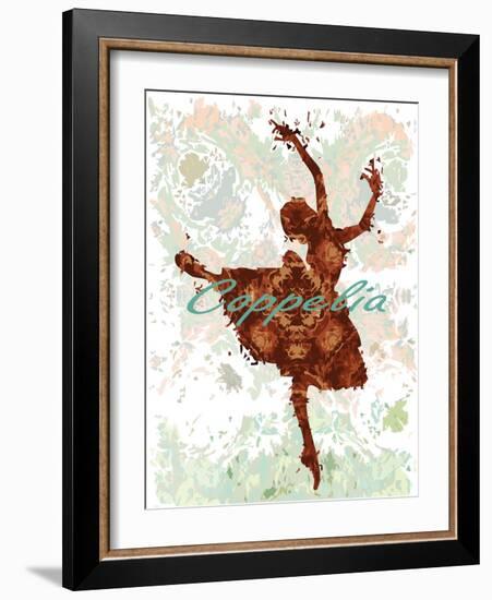 Ballerina-Teofilo Olivieri-Framed Giclee Print