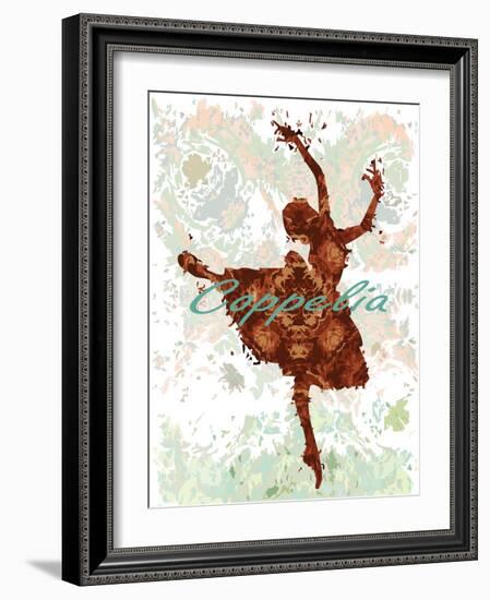 Ballerina-Teofilo Olivieri-Framed Giclee Print