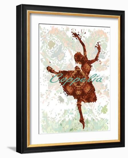 Ballerina-Teofilo Olivieri-Framed Giclee Print