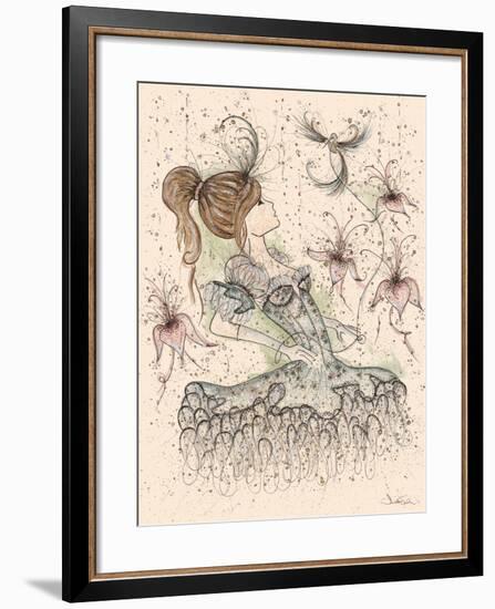 Ballerina-Emma Steel-Framed Giclee Print