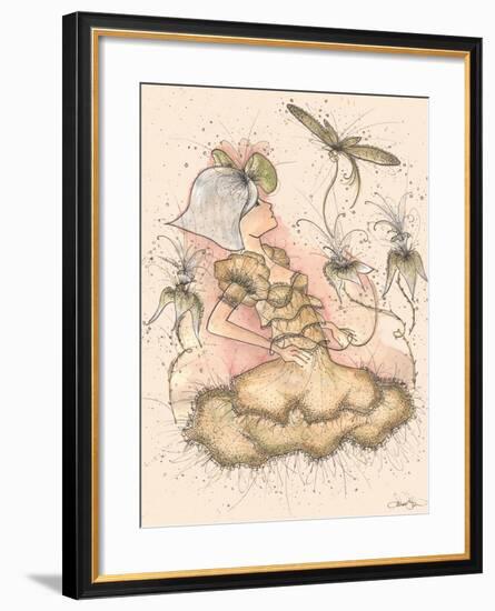 Ballerina-Emma Steel-Framed Giclee Print