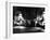 Ballerinas at Barre Against Round Windows During Rehearsal For "Swan Lake" at Grand Opera de Paris-Alfred Eisenstaedt-Framed Premium Photographic Print