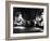 Ballerinas at Barre Against Round Windows During Rehearsal For "Swan Lake" at Grand Opera de Paris-Alfred Eisenstaedt-Framed Photographic Print