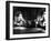 Ballerinas at Barre Against Round Windows During Rehearsal For "Swan Lake" at Grand Opera de Paris-Alfred Eisenstaedt-Framed Photographic Print