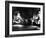 Ballerinas at Barre Against Round Windows During Rehearsal For "Swan Lake" at Grand Opera de Paris-Alfred Eisenstaedt-Framed Photographic Print