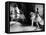 Ballerinas at Barre Against Round Windows During Rehearsal For "Swan Lake" at Grand Opera de Paris-Alfred Eisenstaedt-Framed Premier Image Canvas