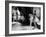 Ballerinas at Barre Against Round Windows During Rehearsal For "Swan Lake" at Grand Opera de Paris-Alfred Eisenstaedt-Framed Photographic Print