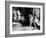 Ballerinas at Barre Against Round Windows During Rehearsal For "Swan Lake" at Grand Opera de Paris-Alfred Eisenstaedt-Framed Photographic Print