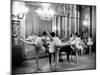 Ballerinas at the Paris Opera Doing Their Barre in Rehearsal Room-Alfred Eisenstaedt-Mounted Photographic Print