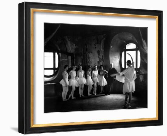 Ballerinas During Rehearsal For "Swan Lake" at Grand Opera de Paris-Alfred Eisenstaedt-Framed Photographic Print