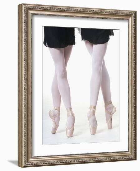 Ballerinas en pointe-Erik Isakson-Framed Photographic Print