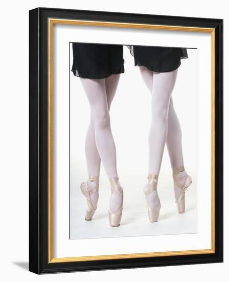 Ballerinas en pointe-Erik Isakson-Framed Photographic Print