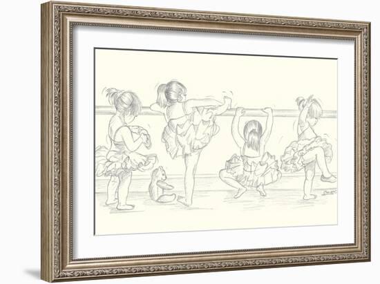 Ballerinas I-Steve O'Connell-Framed Art Print