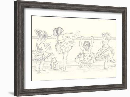 Ballerinas I-Steve O'Connell-Framed Art Print