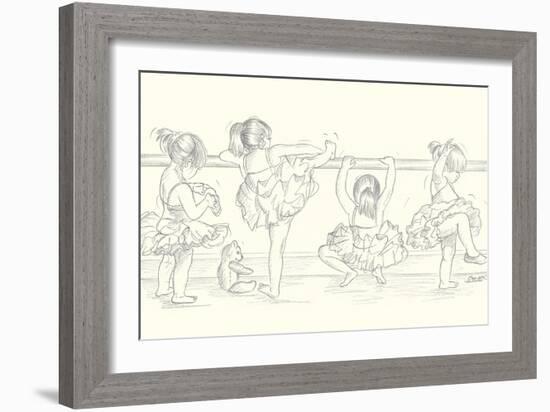 Ballerinas I-Steve O'Connell-Framed Art Print