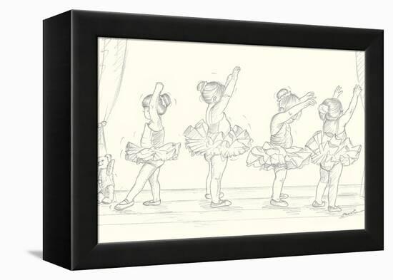 Ballerinas II-Steve O'Connell-Framed Stretched Canvas