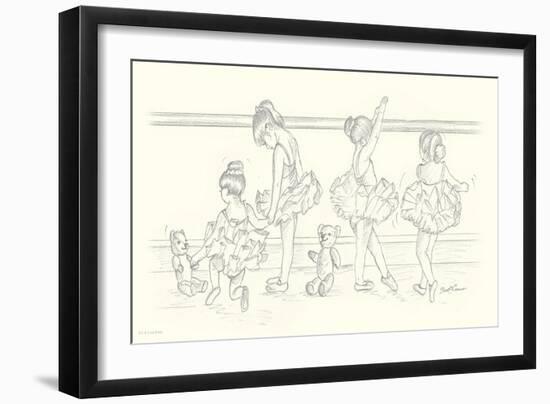 Ballerinas IV-Steve O'Connell-Framed Art Print