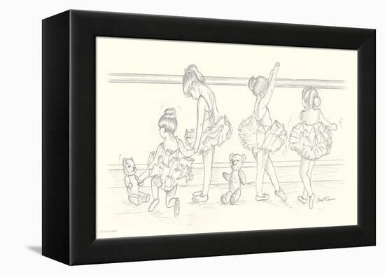 Ballerinas IV-Steve O'Connell-Framed Stretched Canvas