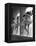 Ballerinas on Window Sill in Rehearsal Room at George Balanchine's School of American Ballet-Alfred Eisenstaedt-Framed Premier Image Canvas