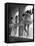 Ballerinas on Window Sill in Rehearsal Room at George Balanchine's School of American Ballet-Alfred Eisenstaedt-Framed Premier Image Canvas