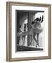 Ballerinas on Window Sill in Rehearsal Room at George Balanchine's School of American Ballet-Alfred Eisenstaedt-Framed Photographic Print
