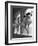 Ballerinas on Window Sill in Rehearsal Room at George Balanchine's School of American Ballet-Alfred Eisenstaedt-Framed Photographic Print