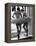 Ballerinas on Window Sill in Rehearsal Room at George Balanchine's School of American Ballet-Alfred Eisenstaedt-Framed Premier Image Canvas