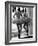 Ballerinas on Window Sill in Rehearsal Room at George Balanchine's School of American Ballet-Alfred Eisenstaedt-Framed Photographic Print