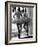 Ballerinas on Window Sill in Rehearsal Room at George Balanchine's School of American Ballet-Alfred Eisenstaedt-Framed Photographic Print