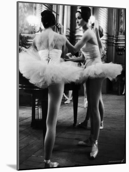Ballerinas Practicing at Paris Opera Ballet School-Alfred Eisenstaedt-Mounted Photographic Print