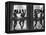 Ballerinas Standing on Window Sill in Rehearsal Room, George Balanchine's School of American Ballet-Alfred Eisenstaedt-Framed Premier Image Canvas