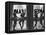 Ballerinas Standing on Window Sill in Rehearsal Room, George Balanchine's School of American Ballet-Alfred Eisenstaedt-Framed Premier Image Canvas