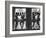 Ballerinas Standing on Window Sill in Rehearsal Room, George Balanchine's School of American Ballet-Alfred Eisenstaedt-Framed Premium Photographic Print