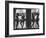 Ballerinas Standing on Window Sill in Rehearsal Room, George Balanchine's School of American Ballet-Alfred Eisenstaedt-Framed Premium Photographic Print