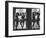 Ballerinas Standing on Window Sill in Rehearsal Room, George Balanchine's School of American Ballet-Alfred Eisenstaedt-Framed Premium Photographic Print