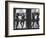 Ballerinas Standing on Window Sill in Rehearsal Room, George Balanchine's School of American Ballet-Alfred Eisenstaedt-Framed Premium Photographic Print