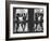 Ballerinas Standing on Window Sill in Rehearsal Room, George Balanchine's School of American Ballet-Alfred Eisenstaedt-Framed Premium Photographic Print