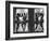 Ballerinas Standing on Window Sill in Rehearsal Room, George Balanchine's School of American Ballet-Alfred Eisenstaedt-Framed Premium Photographic Print