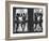 Ballerinas Standing on Window Sill in Rehearsal Room, George Balanchine's School of American Ballet-Alfred Eisenstaedt-Framed Photographic Print